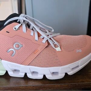 On Cloudflyer 4 Women’s 10 Pink Fig Helion Stability Running Shoes EU 42